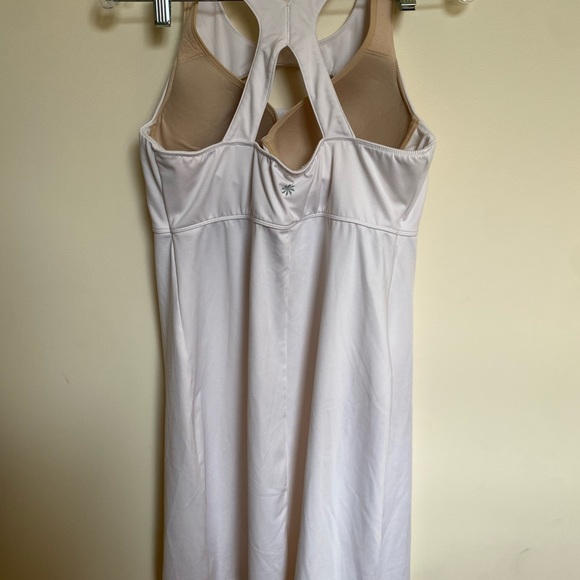 Athleta white built in shelf bra dress - Picture 3 of 5